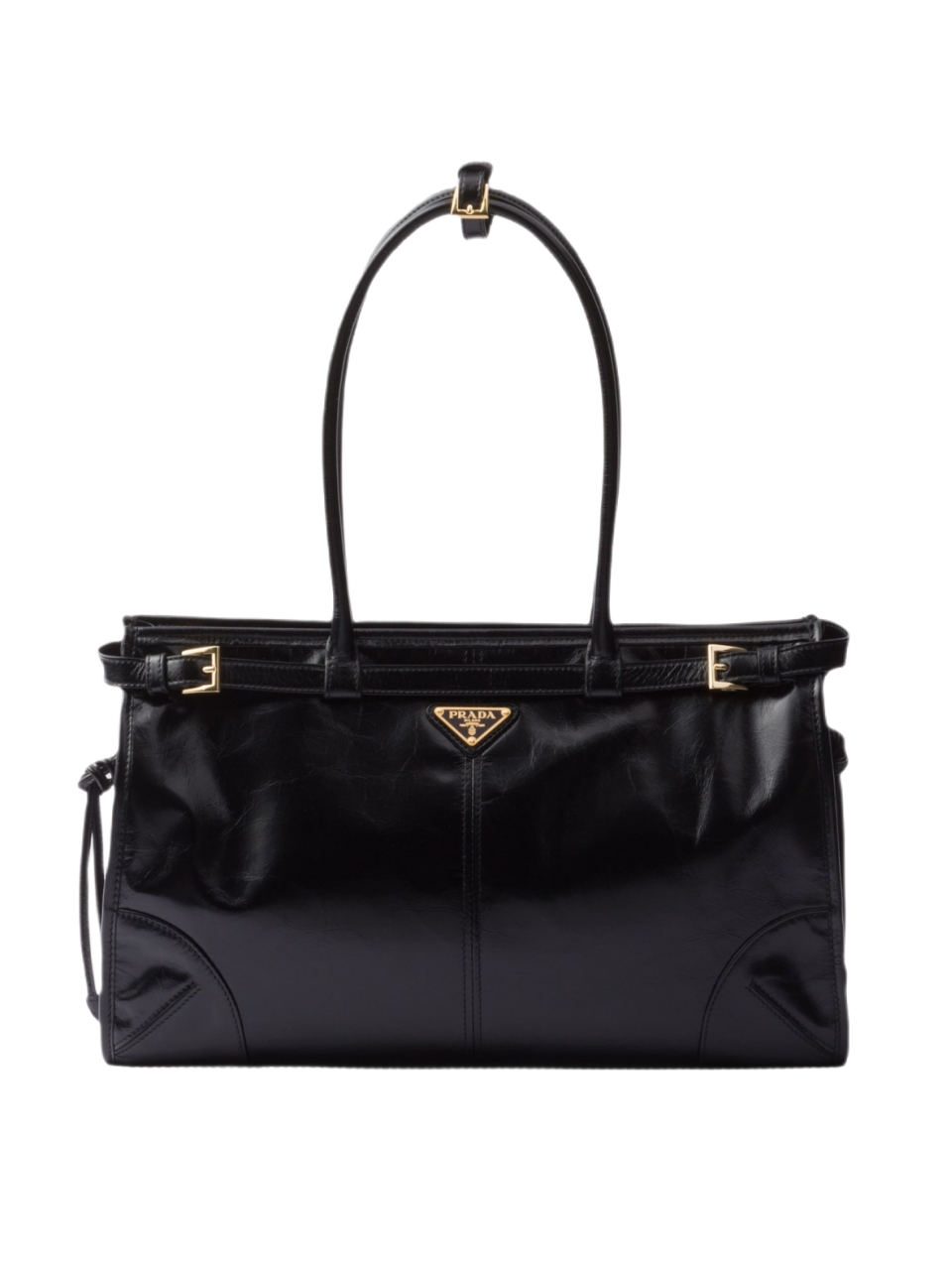 Большая кожаная сумка Prada